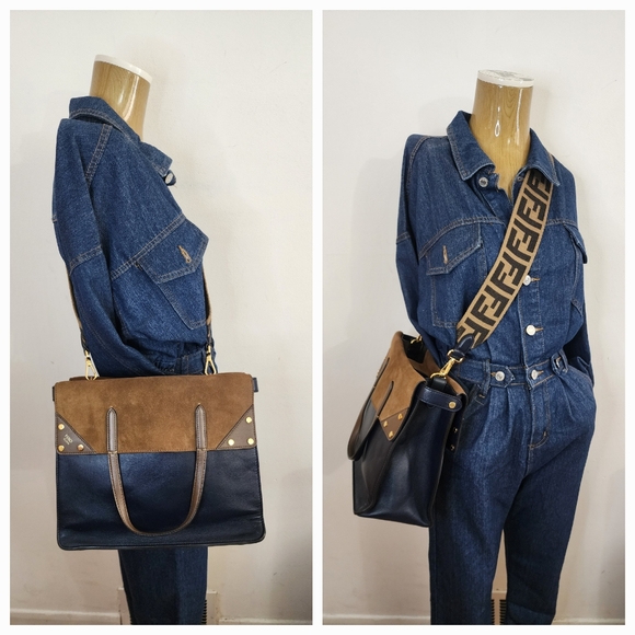 FENDI Vitello Grace Flip Tote Bag - Picture 15 of 16